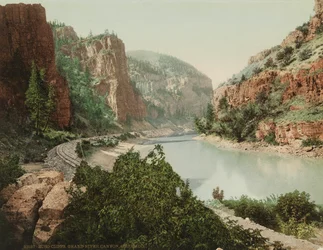 Echo-Klippen, Grand River Canyon, Colorado, ca. 1880